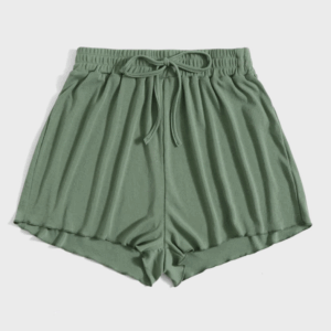 short de cintura verde