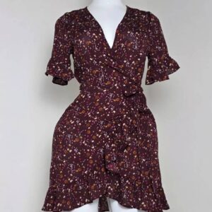 vestido floral cafe
