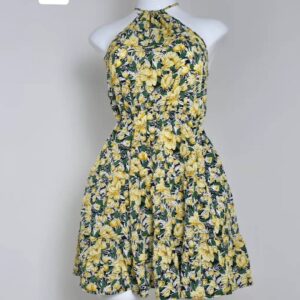 vestido floral cafe